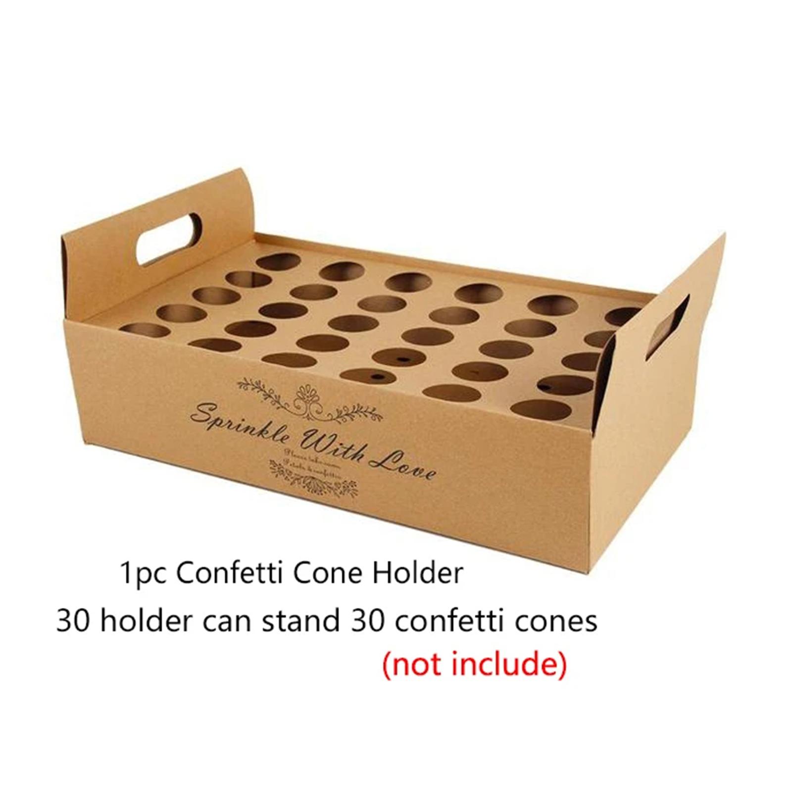 ถาดวางกล่องกรวยกระดาษสำหรับใส่ - Papercraft Supply Confetti บทวิจารณ์และราคา