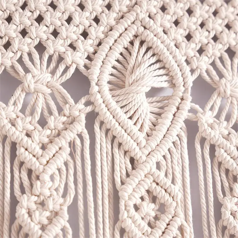 ม่านแขวนผ้าม่านติดผนังผ้าถักด้ - Wedding Backdrop Curtain บทวิจารณ์และราคา