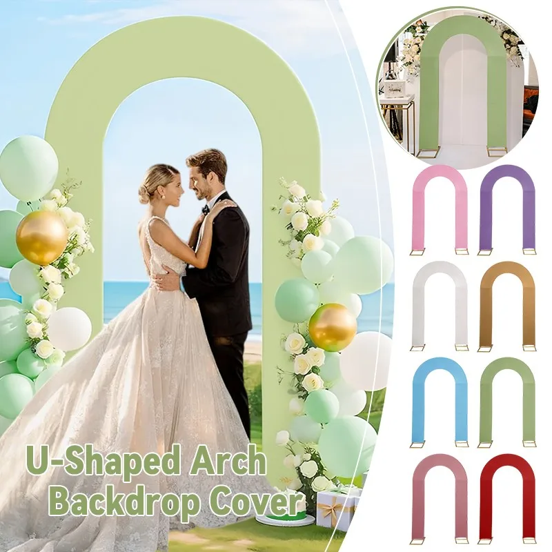 ผ้าคลุมซุ้มโค้งรูปตัวยูแบบยืดไ - Wedding Support บทวิจารณ์และราคา