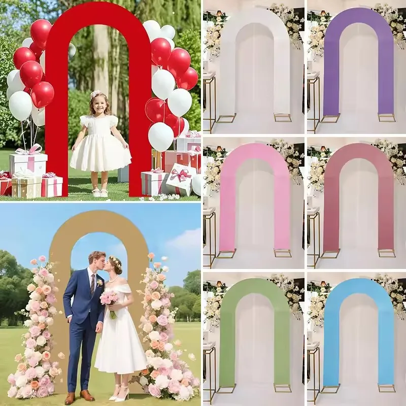 ผ้าคลุมซุ้มโค้งรูปตัวยูแบบยืดไ - Wedding Support บทวิจารณ์และราคา