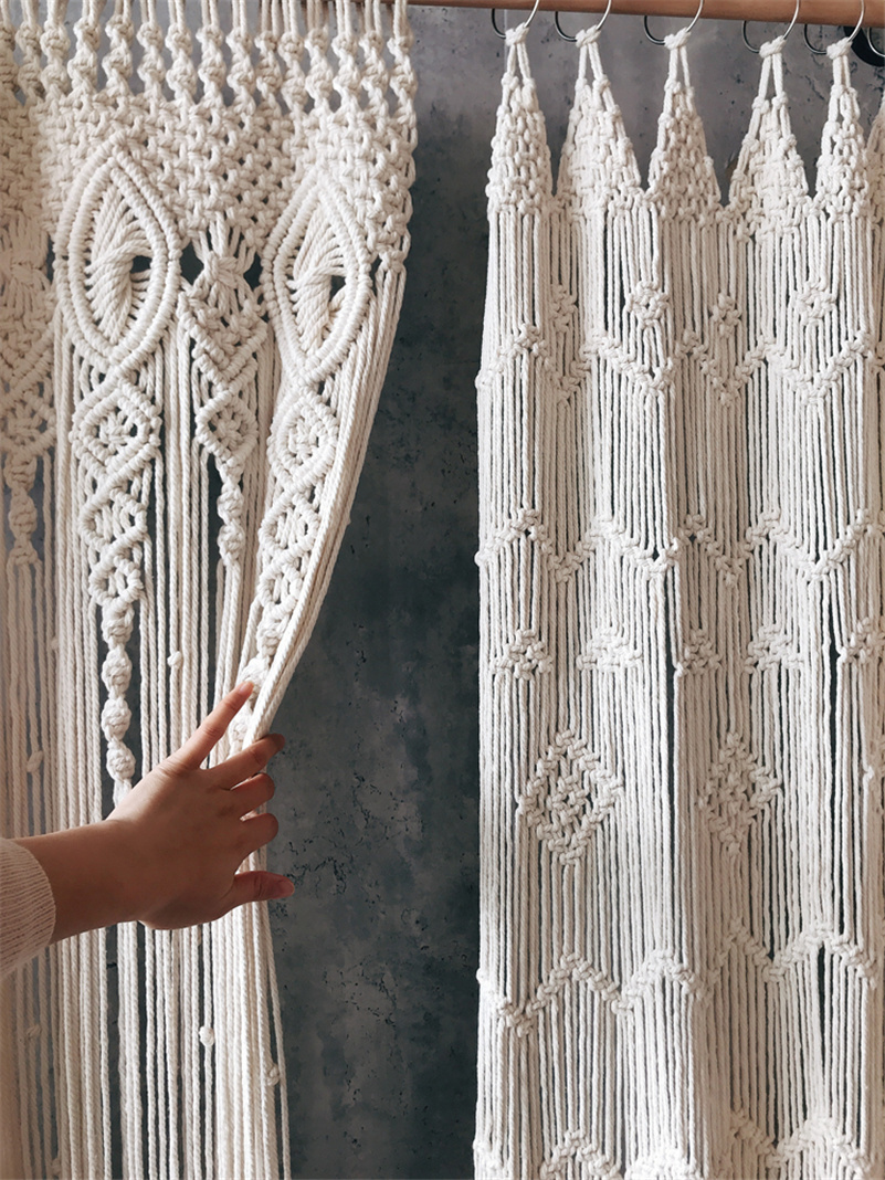 พรมผ้าม่านหน้าต่างประตูผ้าฝ้าย - Wedding Backdrop Curtain บทวิจารณ์และราคา
