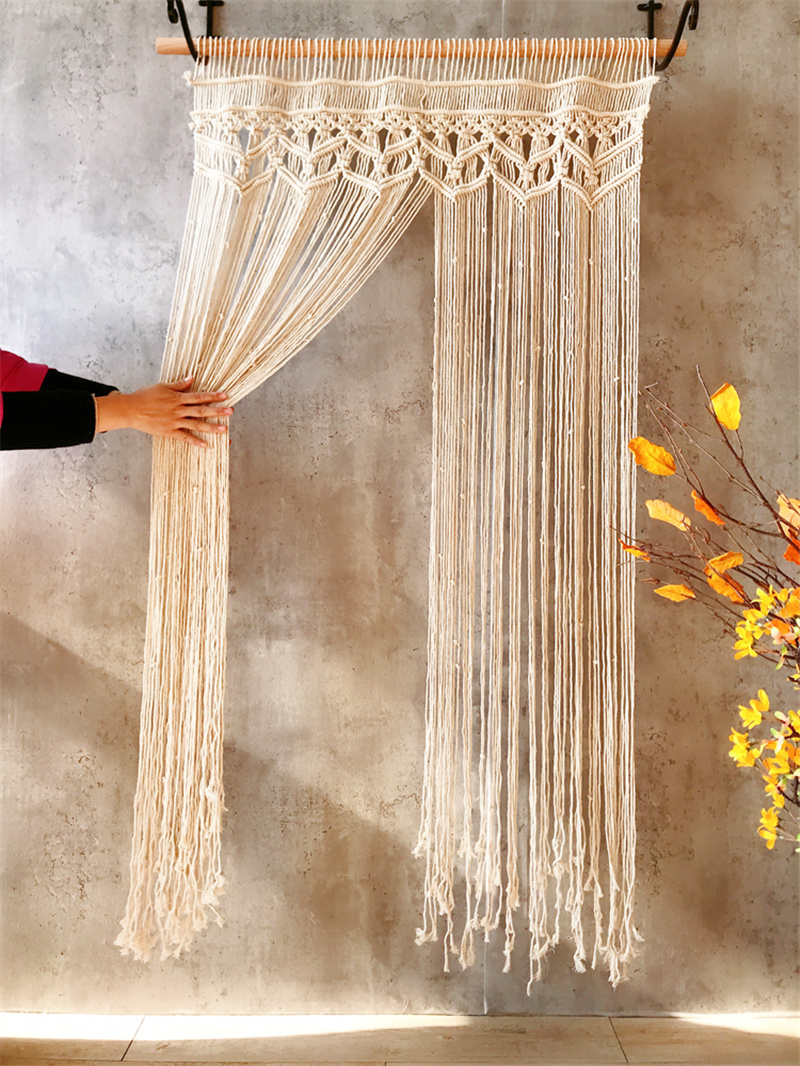 พรมผ้าม่านหน้าต่างประตูผ้าฝ้าย - Wedding Backdrop Curtain บทวิจารณ์และราคา