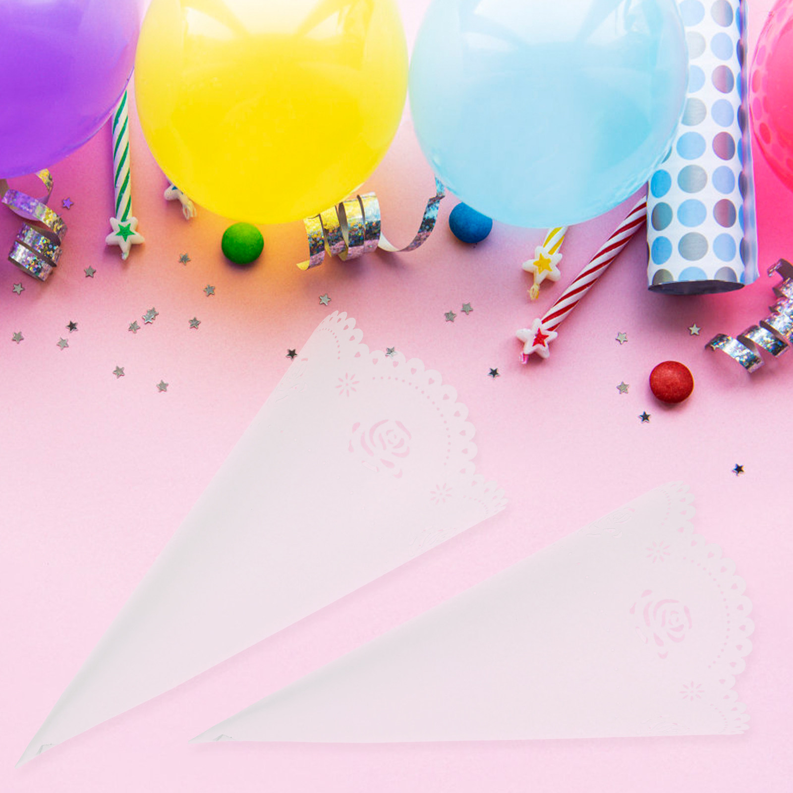 กรวยกระดาษกลวงสำหรับใส่กระดาษโ - Papercraft Supply Confetti บทวิจารณ์และราคา