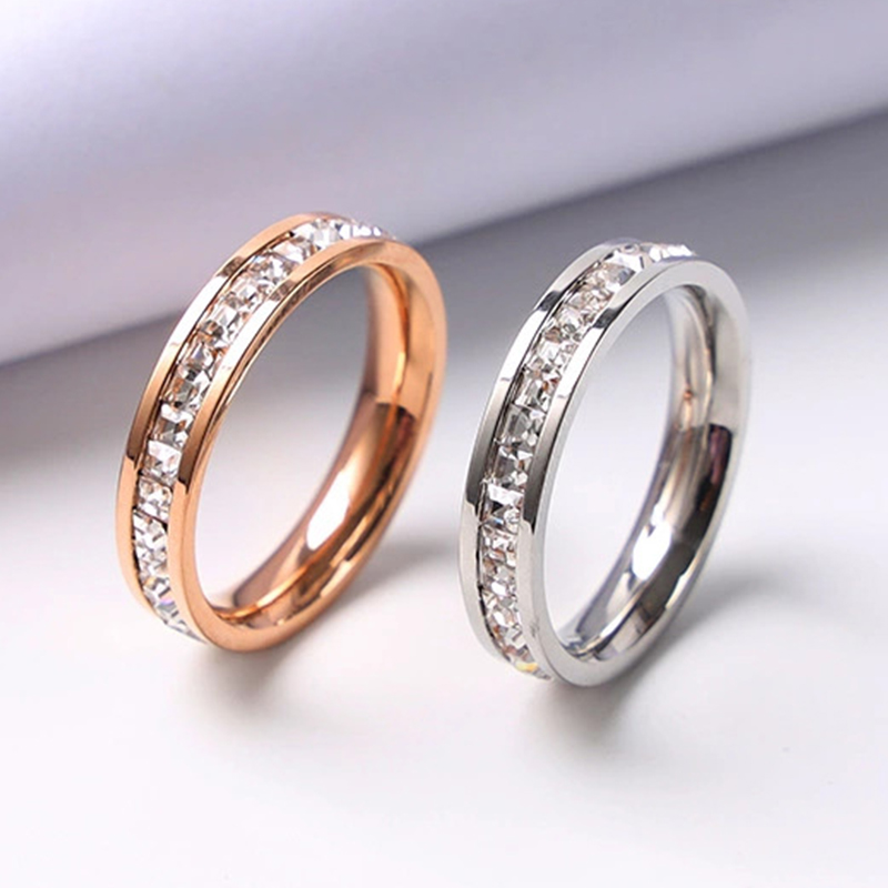 Luxury Rose Gold สีเดี่ยวคู่แถ - Wedding Z บทวิจารณ์และราคา