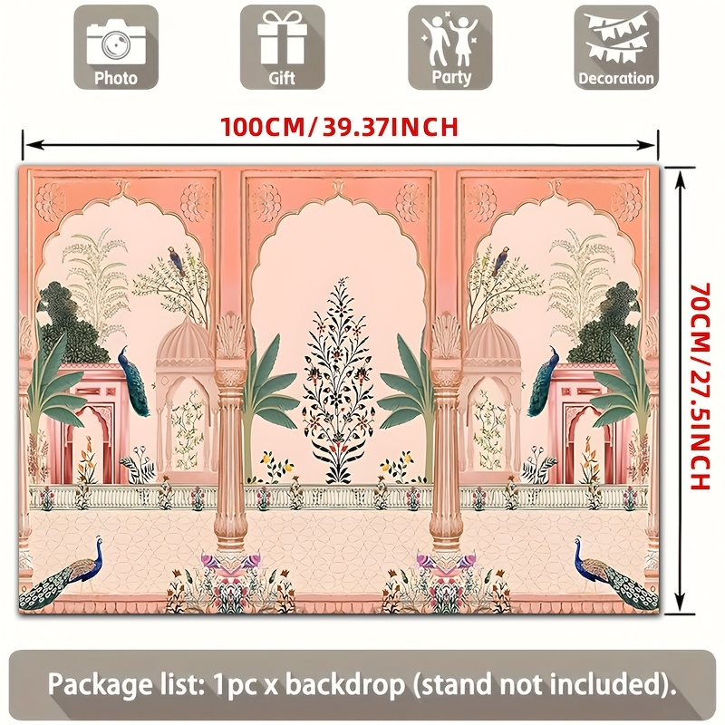ฉากหลังงานแต่งงานลายดอกไม้แบบโ - Wedding Backdrop Curtain บทวิจารณ์และราคา