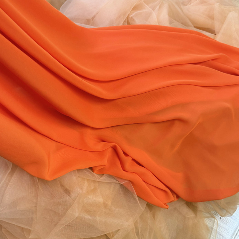 ผ้าชิฟฟ่อนสีเหลืองสีส้มสำหรับเ - Wedding Backdrop Curtain บทวิจารณ์และราคา