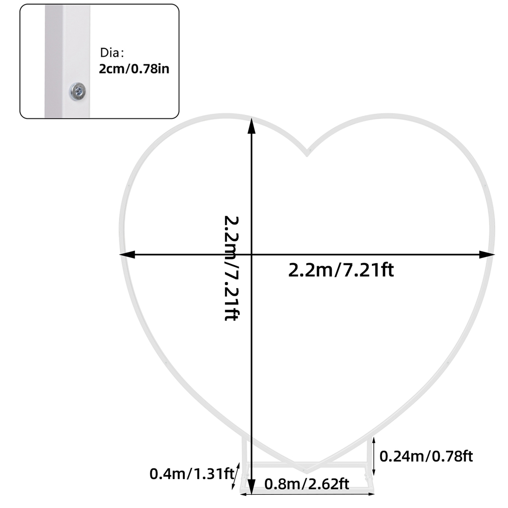 โครงเหล็กสำหรับตกแต่งซุ้มลูกโป - Wedding Support บทวิจารณ์และราคา