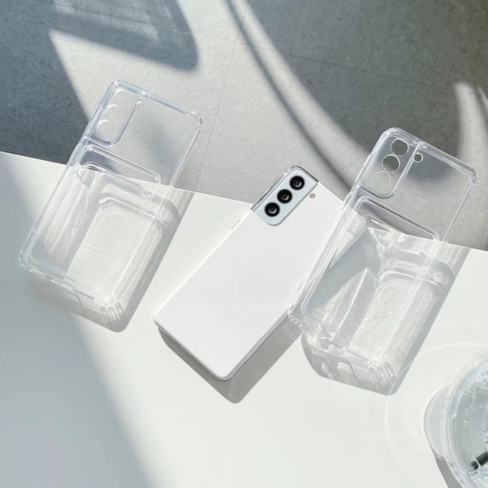 เคสโทรศัพท์ซิลิโคนใสแบบมีช่องใ - Place Card Holder บทวิจารณ์และราคา